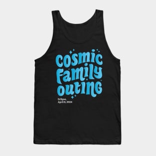 Cosmic Family Outing: Embracing the Eclipse - April 8, 2024 Tank Top